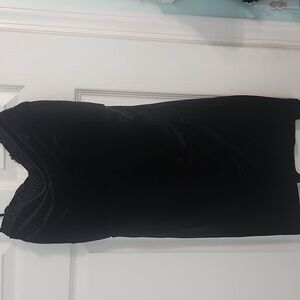 Elegant Black Women's Mini Dress